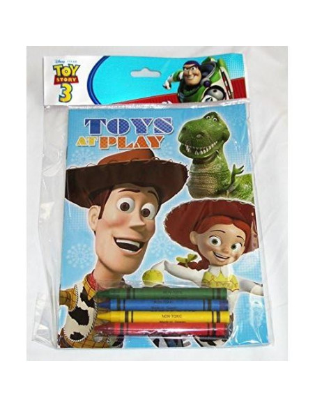 Lote de 12 Libros para Colorear Disney Pixar Toy Story con Crayones