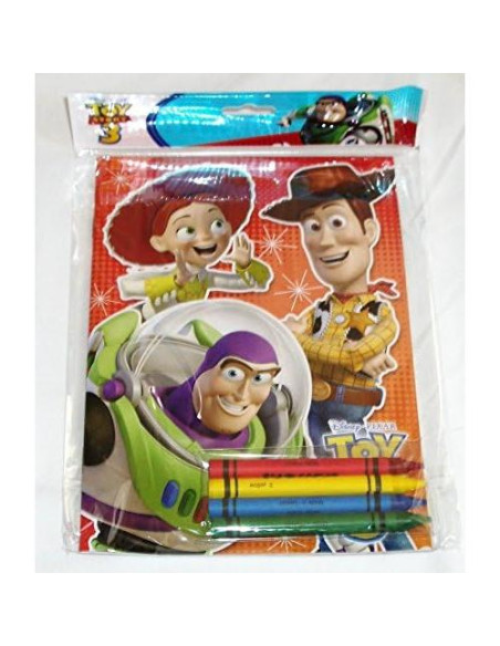 Lote de 12 Libros para Colorear Disney Pixar Toy Story con Crayones