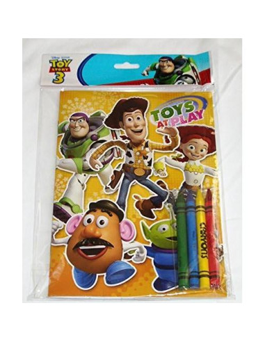 Lote de 12 Libros para Colorear Disney Pixar Toy Story con Crayones