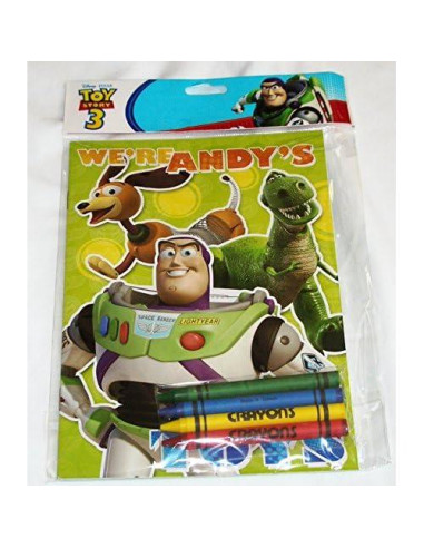 Lote de 12 Libros para Colorear Disney Pixar Toy Story con Crayones