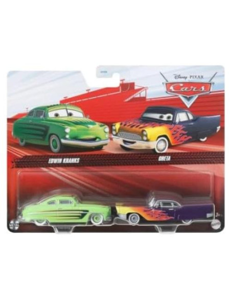 Vehículos Disney Cars 3 Mattel Paquete de 2 Metal 1:55