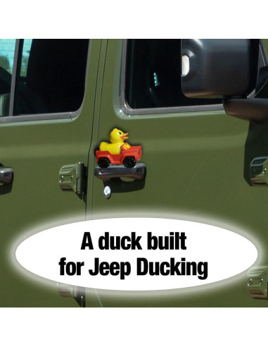 15 Patos de Goma Jeep Pelto - 7.1 cm - Colores Vibrantes