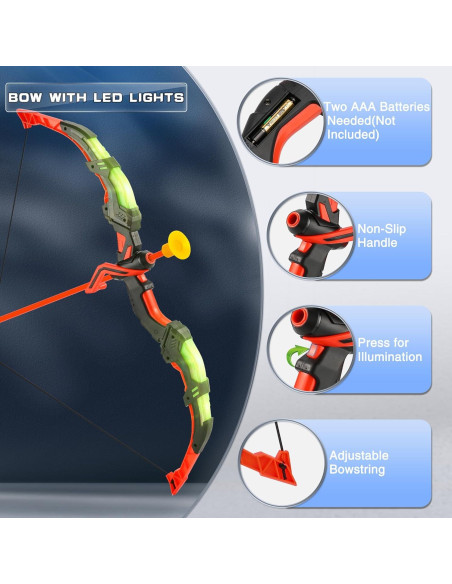 Juego de Tiro con Arco Handwell 988-685A1 para Niños 3-12 Años