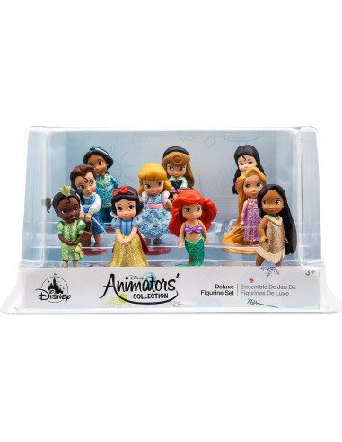 Set de Figuras Deluxe Disney Animadores - 10 Princesas