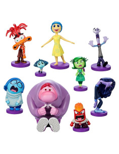 Juego de Figuras Inside Out 2 Disney Store - 9 Personajes