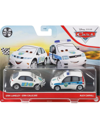 Vehículos de Metal Disney Pixar Cars 3 - Paquete de 2 - 1:55
