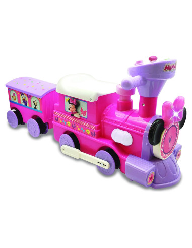 Tren Motorizado Minnie Kiddieland con Pista y Vagón