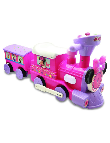 Tren Motorizado Minnie Kiddieland con Pista y Vagón