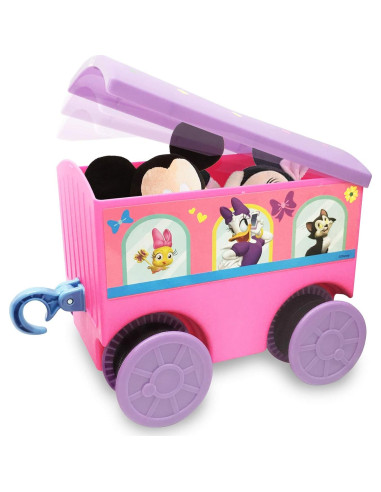 Tren Motorizado Minnie Kiddieland con Pista y Vagón