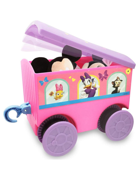 Tren Motorizado Minnie Kiddieland con Pista y Vagón