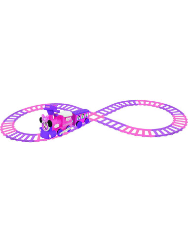 Tren Motorizado Minnie Kiddieland con Pista y Vagón