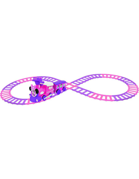 Tren Motorizado Minnie Kiddieland con Pista y Vagón