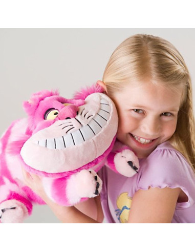 Peluche Gato de Cheshire Disney 30 cm Bordado Detalles