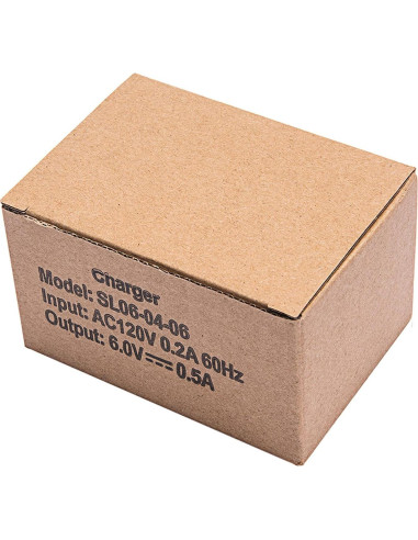 Cargador 6V Weelye para Coche de Paseo Eléctrico Niños