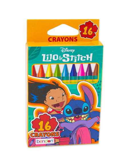 Crayones Jumbo Lilo y Stitch Disney - 24 Crayones Gruesos