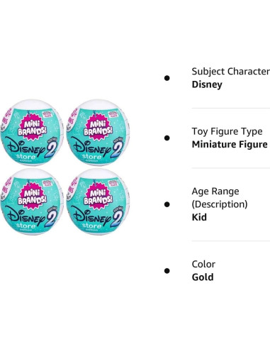 5 Sorpresa Mini Marcas Disney Store - Cápsulas Coleccionables