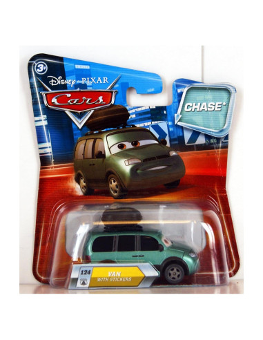 Coche de Metal Fundido Disney Pixar Cars 1:55 Furgoneta con Ojos