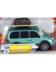 Coche de Metal Fundido Disney Pixar Cars 1:55 Furgoneta con Ojos 2