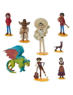 Conjunto de Figuras Deluxe Disney Coco - 10 Figuras Detalladas