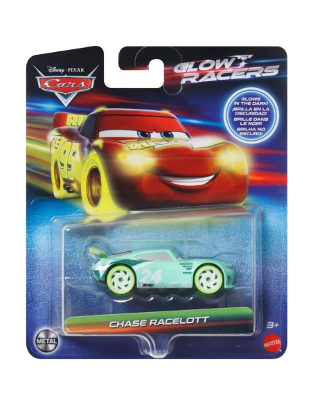 Hot Wheels Disney Cars Chase Racelott 1:55 Vehículo Metal