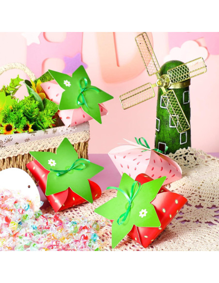 30 Cajas de Regalo Fresa Fuyoooo para Cumpleaños y Baby Shower