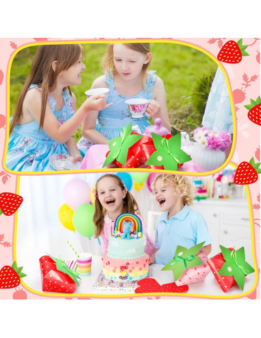 30 Cajas de Regalo Fresa Fuyoooo para Cumpleaños y Baby Shower