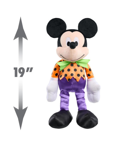 Peluche Grande de Halloween Disney Mickey Mouse 48 cm