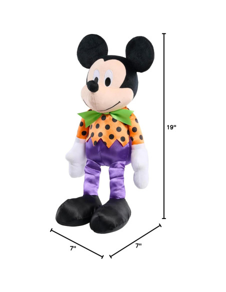 Peluche Grande de Halloween Disney Mickey Mouse 48 cm