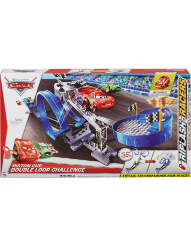 Pista de Acrobacias Riplash Racers Mattel con Rayo McQueen