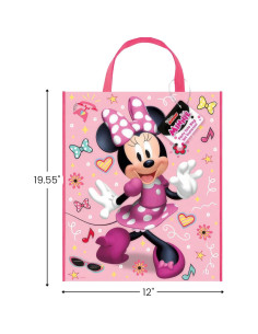 Bolsa de Tote de Plástico Disney Minnie Mouse 33x28 cm 2