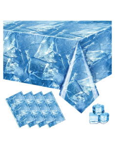 Mantel de Hielo FuWeave 4 Pcs 137 x 274 cm Decoración Fiesta