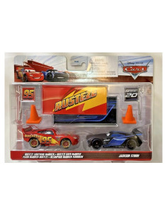 Paquete de 2 Juguetes Disney Cars Mattel con Banderas