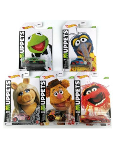 Conjunto 5 Vehículos Hot Wheels Muppets 2021 - Mattel