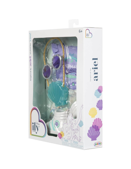 Paquete de Ropa de Muñeca Disney Ariel 20.96x5.46 cm