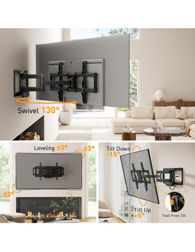 Soporte de Pared para TV Perlegear PGLF11 42-90" 68kg