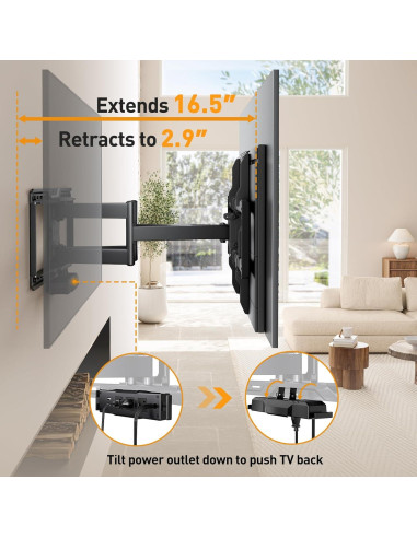 Soporte de Pared para TV Perlegear PGLF11 42-90" 68kg