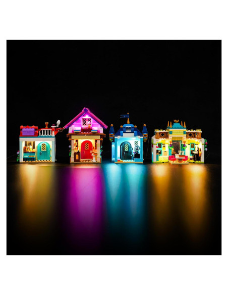 Kit de Luz LED VONADO para LEGO Aventura Mercado Princesas 43246