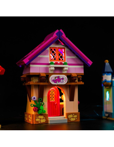 Kit de Luz LED VONADO para LEGO Aventura Mercado Princesas 43246