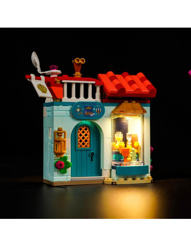 Kit de Luz LED VONADO para LEGO Aventura Mercado Princesas 43246