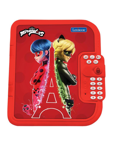 Diario Secreto Electrónico Lexibook Miraculous Rojo SD50MI