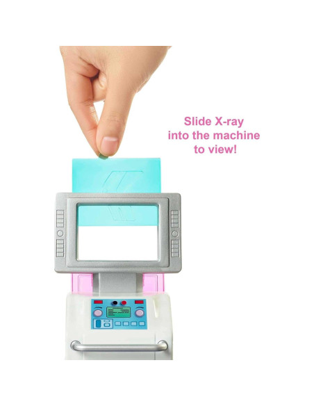 Juego de Clínica de Yeso Rápido Barbie con Muñeca 30 Accesorios