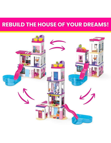Set de Construcción MEGA Barbie Casa de Ensueño 545 Piezas