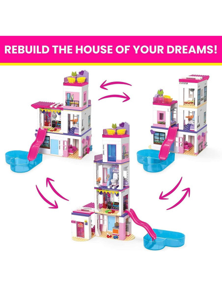 Set de Construcción MEGA Barbie Casa de Ensueño 545 Piezas