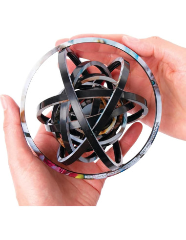 Rompecabezas 3D Spin Flip Barbie Chicas Glam 12 Anillos