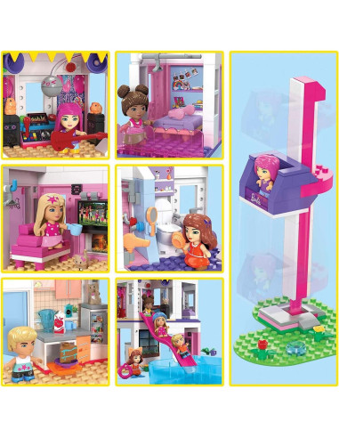 Set de Construcción MEGA Barbie Casa de Ensueño 545 Piezas