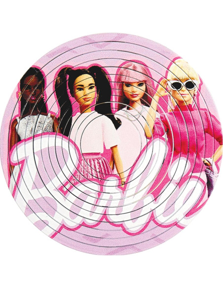 Rompecabezas 3D Spin Flip Barbie Chicas Glam 12 Anillos