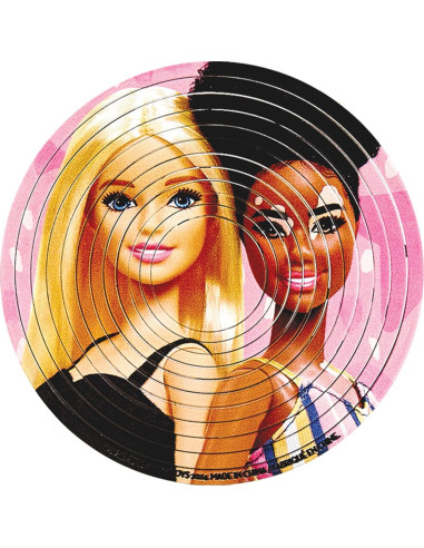 Rompecabezas 3D Spin Flip Barbie Chicas Glam 12 Anillos