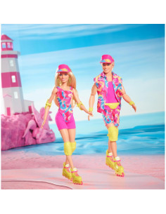 Muñeco Ken Barbie Traje Patinaje Retro 15x33x8 cm 2
