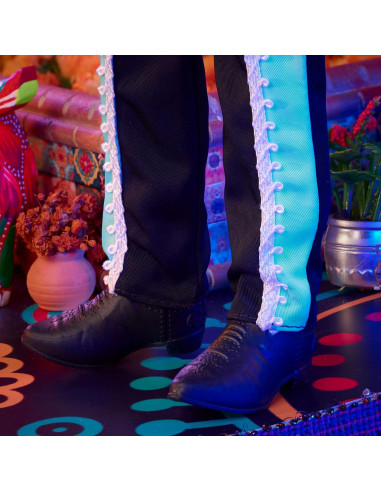 Muñeca Ken Barbie Día de Muertos 2024 Traje Negro Azul