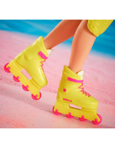 Muñeco Ken Barbie Traje Patinaje Retro 15x33x8 cm